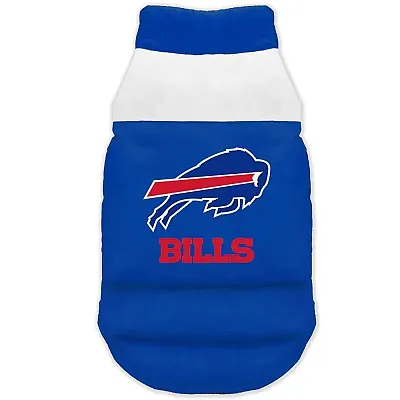 Little Earth Productions Buffalo Bills Pet Parka Puff Vest - Medium