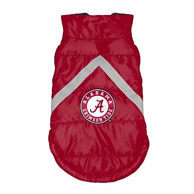 Little Earth Productions Alabama Crimson Tide Pet Puffer Vest - XL
