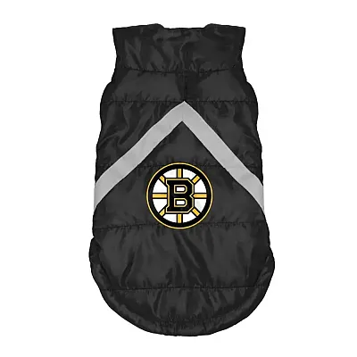 Little Earth Productions Boston Bruins Pet Puffer Vest - Large