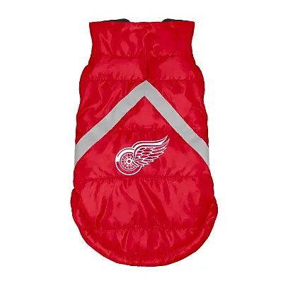 Little Earth Productions Detroit Red Wings Pet Puffer Vest - XL