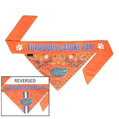 Little Earth Productions Florida Gators Pet Reversible Paisley Bandana - XL