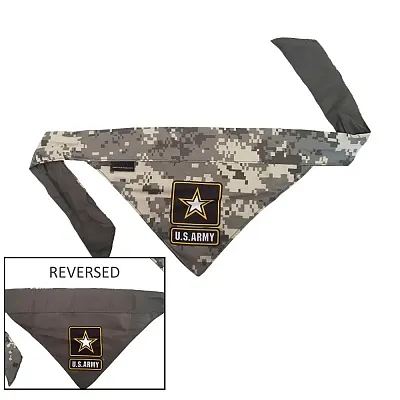 Little Earth Productions US Army Pet Reversible Bandana - XL
