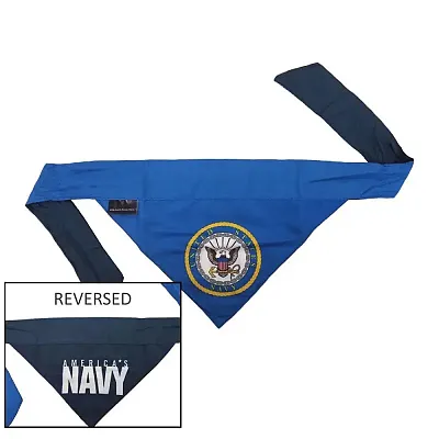 Little Earth Productions US Navy Pet Reversible Bandana - Large