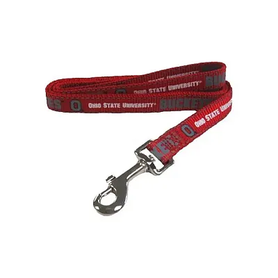 Pet Goods Manufacturing Ohio State Buckeyes Pet Reflective Nylon Leash - Small