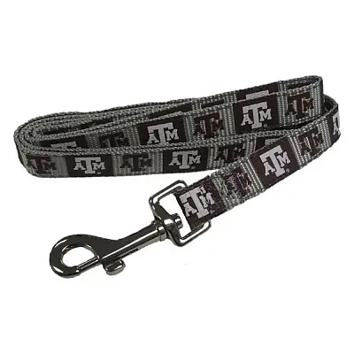 Pet Goods Manufacturing Texas A&M Aggies Pet Reflective Nylon Leash - Medium