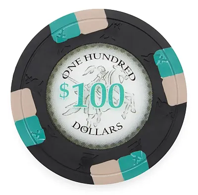 Clay Poker Knights 13.5g Poker Chip (25 Pack) BRY001253U