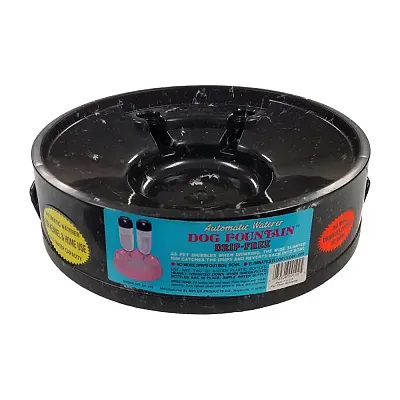 Molor Products Dog Fountain - Black