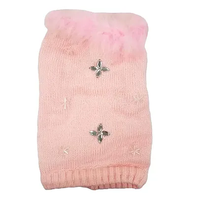 Pet Edge Bijou Sweaters with Feathered Collars - XS-Candy Pink