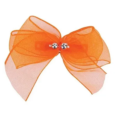 Pet Edge Aria Chiffon Party Bows - Magenta