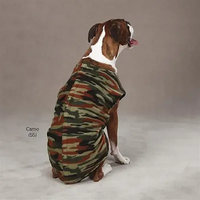 Pet Edge Printed Fleece Dog Vest With Ripstop Chest - X Small
