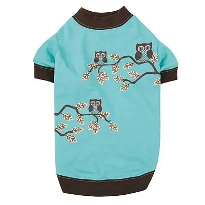Pet Edge Hoot And Howl Owl Tee - Small