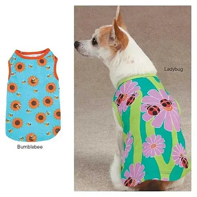 Pet Edge Zack & Zoey Flutter Bugs Tanks - Small - Lady Bug