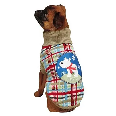 Pet Edge Zack & Zoey Winter Lights Joy Pet Sweater - XX-Small
