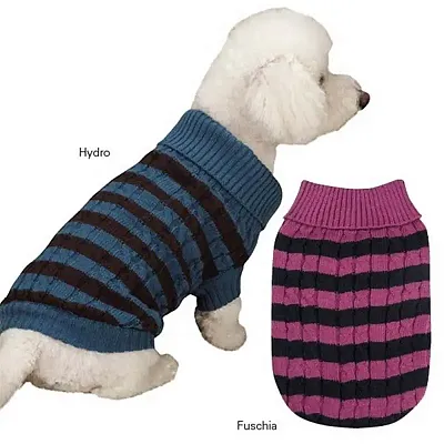 Pet Edge Zack & Zoey Heritage Collection Pet Sweater - Small - Hydro