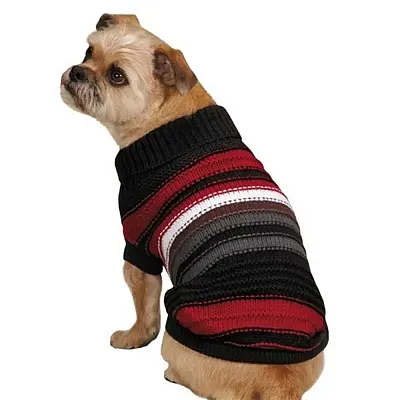 Pet Edge Zack & Zoey Bostonian Pet Sweater - XX-Small