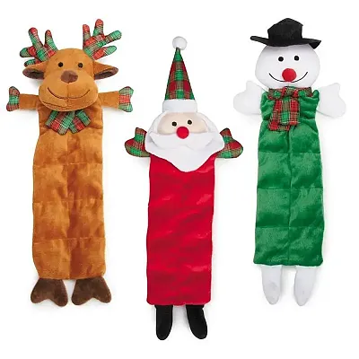 Pet Edge Grriggles Holiday Squeaktacular Pet Toy - Reindeer