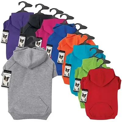 Pet Edge Zack & Zoey Basic Hoodie - Large - Vibrant Orange