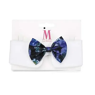 Pet Edge M. Isaac Mizrahi Floral Dot Pet Bow Tie - Medium