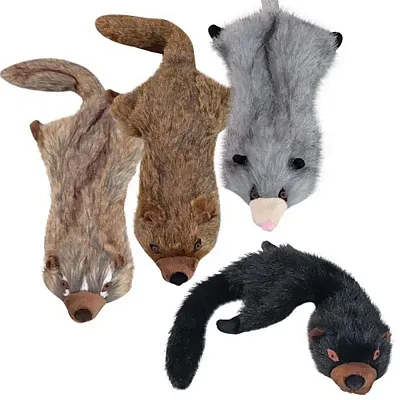 Pet Edge Grriggles Unstuffies - Fisher Cat