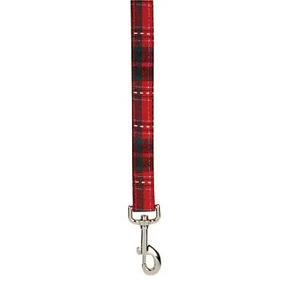 Pet Edge East Side Collection Yuletide Tartan Lead - Small
