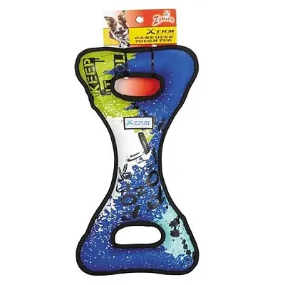 Pet Edge Zanies XTRM Game Over Tough Tug - Small
