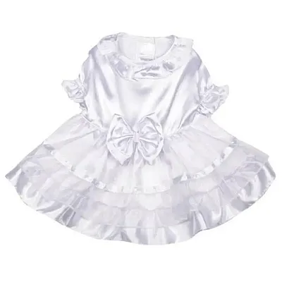 East Side Collection; Pet Edge Yappily Ever After Wedding Dress - XL