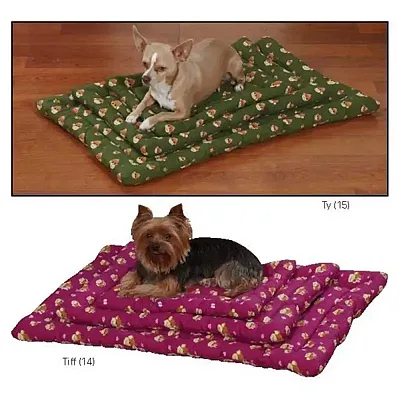 Pet Edge Monkey Business Canvas Dog Mat - Medium - Tiff