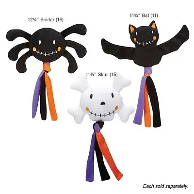 Pet Edge Zanies Halloween Tassel Tug Toy - Bat
