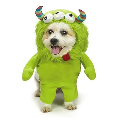 Pet Edge Casual Canine Three-Eyed Monster Pet Costume - XL
