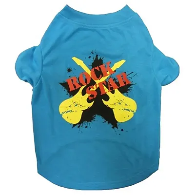 Pets First Rock Star Dog T-Shirt - Small