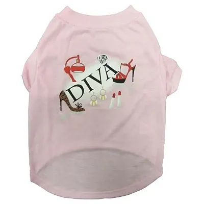 Pets First Diva Dog T-Shirt - Small