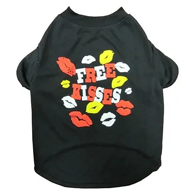 Pets First Free Kisses Dog T-Shirt - Medium