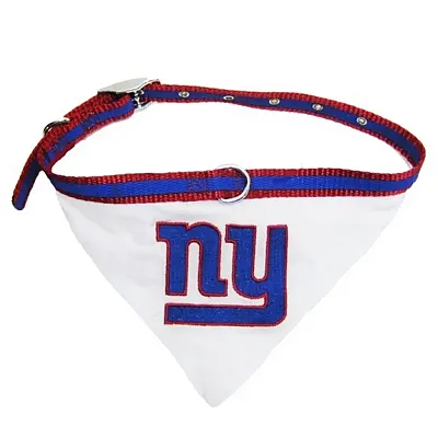 Pets First New York Giants Dog Collar Bandana - Small