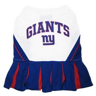 Pets First New York Giants Cheerleader Dog Dress - Medium