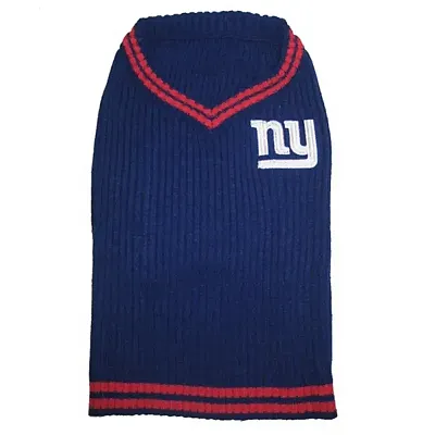 Pets First New York Giants Dog Sweater - Medium