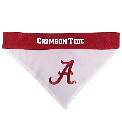 Pets First Alabama Crimson Tide Pet Reversible Bandana - S/M
