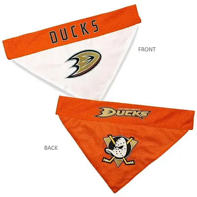 Pets First Anaheim Ducks Pet Reversible Bandana - S/M