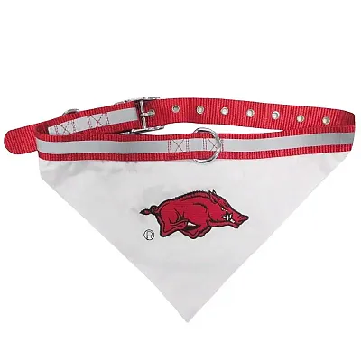 Pets First Arkansas Razorbacks Pet Collar Bandana - Medium