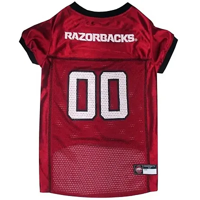 Pets First Arkansas Razorbacks Pet Jersey - Medium