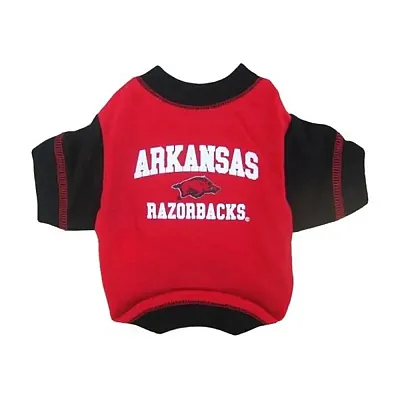 Pets First Arkansas Razorbacks Pet T-Shirt - Medium