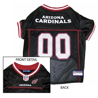 Pets First Arizona Cardinals Dog Jersey - X-Large