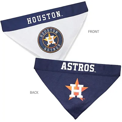 Pets First Houston Astros Pet Reversible Bandana - S/M