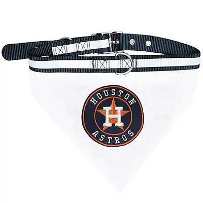 Pets First Houston Astros Pet Collar Bandana - Medium