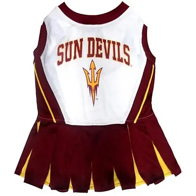 Pets First Arizona State Sun Devils Cheerleader Pet Dress - Medium