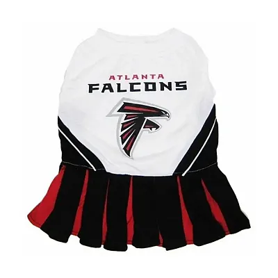 Pets First Atlanta Falcons Cheerleader Dog Dress - Small