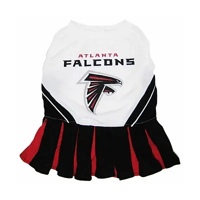 Pets First Atlanta Falcons Cheerleader Dog Dress - Medium