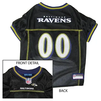 Pets First Baltimore Ravens Dog Jersey - Medium