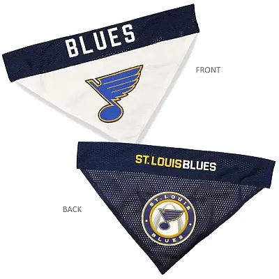 Pets First St. Louis Blues Pet Reversible Bandana - S/M