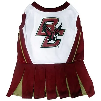 Pets First Boston College Eagles Cheerleader Pet Dress - X-Small