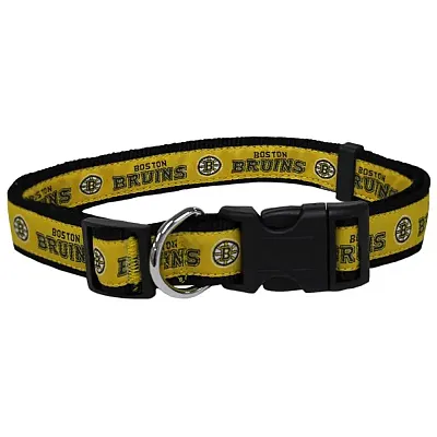 Pets First Boston Bruins Pet Collar by Pets First - Small